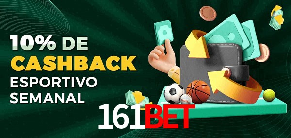10% de bônus de cashback na 161Bet
